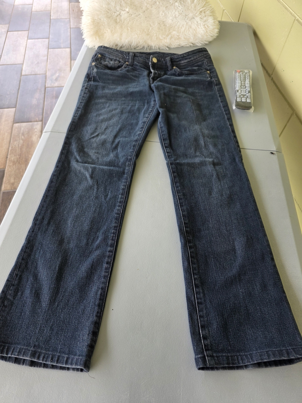 Seven7 Dark Blue Flare Jeans